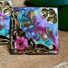 Orecchini Vintage Smalto