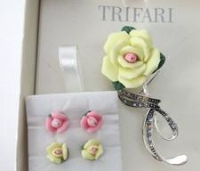 Set spilla e orecchini vintage