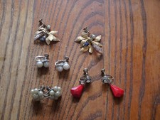 Orecchini antichi con retro a