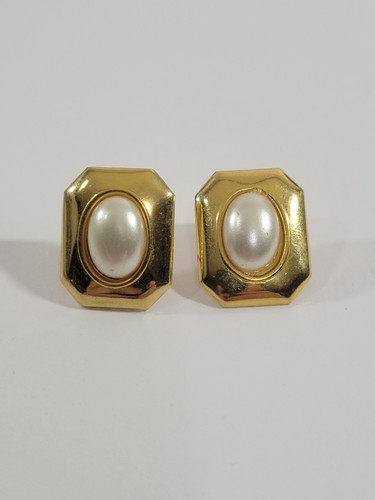 Orecchini perle finte tono - , oro