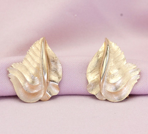 Orecchini vintage trifari oro - trifari,