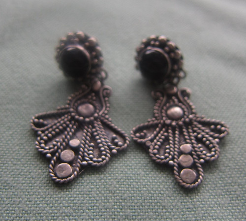 Orecchini antichi vintage - , in