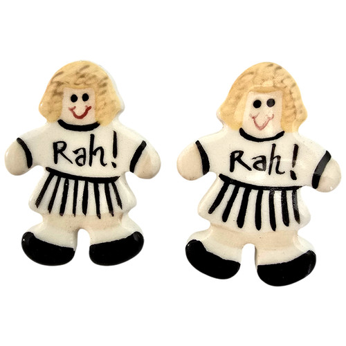 Orecchini vintage cheerleader