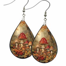 Orecchini a fungo goccia NO