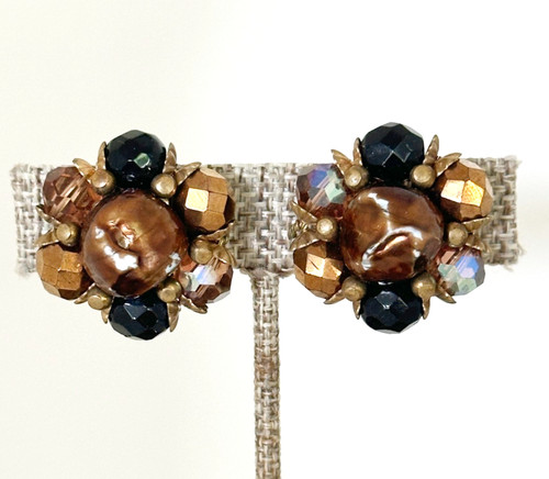 Orecchini clip vintage - , a