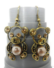 Orecchini orsacchiotto moka