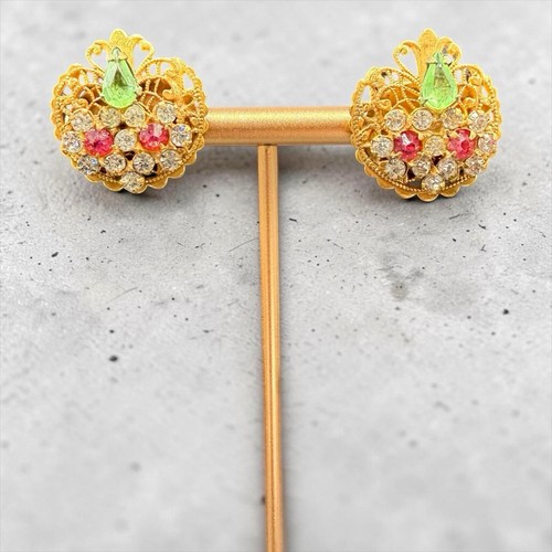 Orecchini clip anni strass - clip, 50