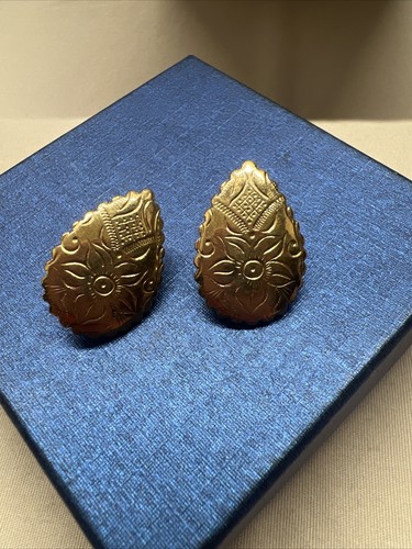 Orecchini vintage monet oro - orecchini,