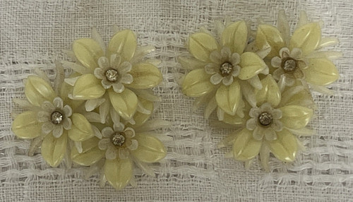 Orecchini clip vintage tripla - vintage,