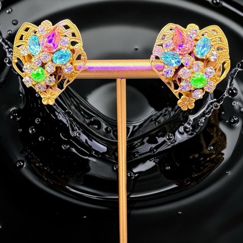 Orecchini clip mcm strass - orecchini,